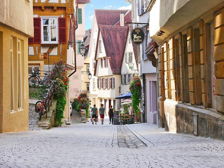 Straße Haaggasse - Tübingen